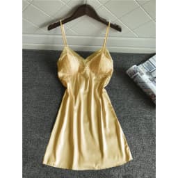 Thumbnail Váy Ngủ Hai Dây Lụa Satin Phối Ren Hisexy MD95 2