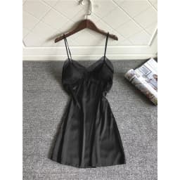 Thumbnail Váy Ngủ Hai Dây Lụa Satin Phối Ren Hisexy MD95 3