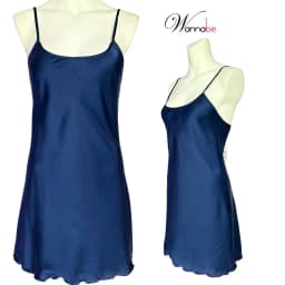 Thumbnail Váy ngủ lụa dáng basic đơn giản dễ mặc WANNABE đầm ngủ phong cách sống tối giản, chạm đẳng cấp DNL08 2