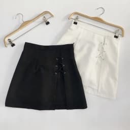 Thumbnail Váy quần WONDERHOUSE hoạ tiết đan chéo chất liệu dày dặn đứng form dạo phố nữ tính - Anna Skirt 3