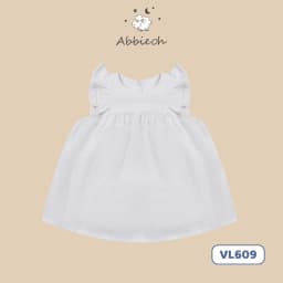Thumbnail Váy sát nách bé gái ABBIEOH cotton tay bèo họa tiết vintage cho bé 0-3 tuổi VL787 VL606 VL609 VL634 VL755 4
