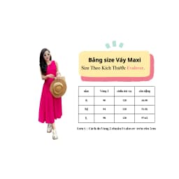 Thumbnail Váy sát nách dáng dài kiểu maxi 3 tầng chất đũi mềm mát  thấm hút mồ hôi Evalover 4