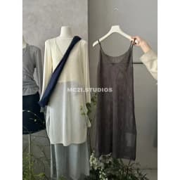 Thumbnail Váy yếm 2 dây lưới chất len đanh xịn không xù dày dặn MC21.studios v4503 1