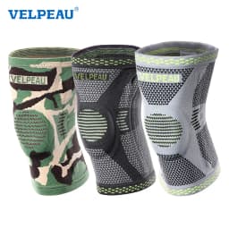 Thumbnail VELPEAU Nẹp Đầu Gối Cho Viêm Khớp Đệm Đầu Gối Lò Xo Silicone Nén Dành Cho Bóng Rổ Quần Vợt Chạy Tay Hỗ Trợ Thể Thao 1 Cái 2