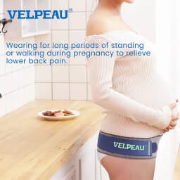 Thumbnail VELPEAU Sacroiliac Belt Đai Si Hỗ Trợ Lưng Dưới Si Khớp Xương Chậu Hông Và Đau Thần Kinh Tọa Đai Trochanter Hỗ Trợ Bà Bầu Khi Mang Thai- Có Thể Điều Chỉnh Chống Trơn Trượt & Chống Vón 3