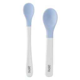 Thumbnail Vỉ 2 muỗng đầu mềm cho bé (xanh, RK3704) 1