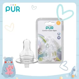 Thumbnail Vỉ 2 núm ti cho bình cổ thường Pur Comfort Feeder (Anti-Colic Feeding bottle) 1