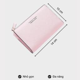 Thumbnail Ví Bóp Nữ Mini Cầm Tay FOREVER YOUNG Đựng Tiền Nhiều Ngăn Tiện Dụng Da Xước Cực Đẹp PFY06 - Tukado 4