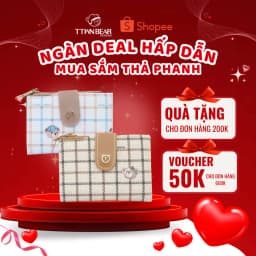 Thumbnail Ví cầm tay TTWN BEAR chính hãng - TT2439 da pvc sang trọng và chất lượng 1