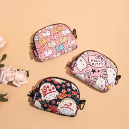 Thumbnail Ví canvas Seagloca 799 họa tiết hoạt hình đáng yêu dùng đựng thẻ và tiền xu 1