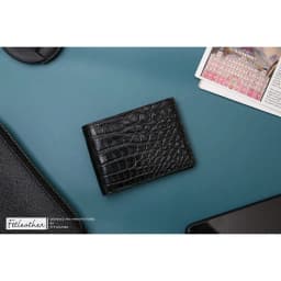 Thumbnail Ví da cá sấu mini 9x11 FTT Leather da cá sấu cao cấp 3 màu 2