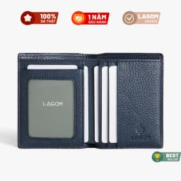 Thumbnail Ví Da Dáng Đứng Tiny Wallet Chất Liệu Da Bò Thật Nhỏ Gọn - Thương hiệu LAGOM 4