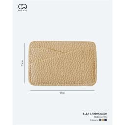 Thumbnail Ví da ELLA mini ngang, thiết kế 2 ngăn đựng Thẻ và Name card KHÂU BY CQ 3