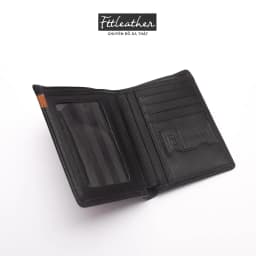 Thumbnail Ví Da Nam Da Bò Cao Cấp FttLeather Dáng Đứng Gập Đôi Có Nhiều Ngăn Đựng Thẻ Và Khóa Kéo Sang Trọng 2