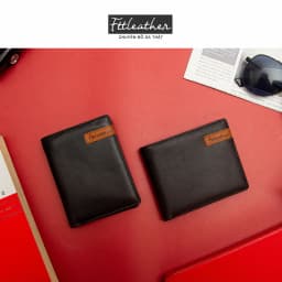Thumbnail Ví Da Nam Da Bò Cao Cấp FttLeather Dáng Đứng Gập Đôi Có Nhiều Ngăn Đựng Thẻ Và Khóa Kéo Sang Trọng 4