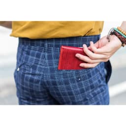 Thumbnail Ví Da Nam Dáng Ngang Nhiều Ngăn Cao Cấp Thời Trang Thương Hiệu CNES 4