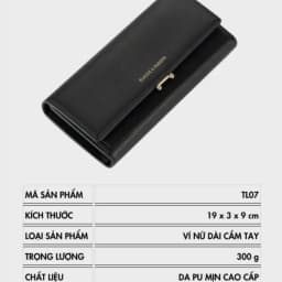 Thumbnail Ví Dài Cầm Tay Nữ Chính Hãng TAILIAN Đựng Tiền Nhiều Ngăn Da Cao Cấp Cực Đẹp TL07- Tukado 3