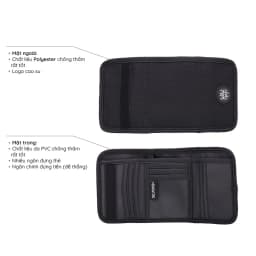 Thumbnail Ví Gập Cầm Tay Daily Wallet Đựng Tiền Thẻ Nhỏ Gọn Tiện Dụng Chất Liệu PVC Chống Thấm Tốt_Bảo Hành Trọn Đời Scarab 2
