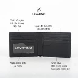 Thumbnail Ví Nam Cao Cấp Da Bò EPI Hàng Hiệu Chính Hãng LAVATINO - Florence 50 3