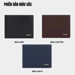 Thumbnail Ví Nam Cao Cấp  MANDU Dáng Ngang Thời Trang Da Xước Cao Cấp Nhiều Ngăn Tiện Dụng MD02 FULLBOX 3