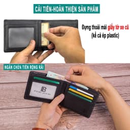 Thumbnail Ví nam da bò sáp Mexico Bụi Leather V102 cao cấp 3