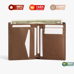 Thumbnail Ví nam da thật LAGOM dáng đứng - Bifold Cross 1