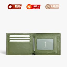 Thumbnail Ví nam Da thật LAGOM Flip Wallet dáng ngang - có ngăn để ảnh, da thật mềm mại 1