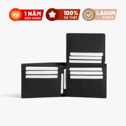 Thumbnail Ví nam Da Thật LAGOM Plus wallet - dáng ngang có ngăn để ảnh 3