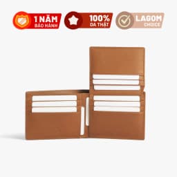 Thumbnail Ví nam Da Thật LAGOM Plus wallet - dáng ngang có ngăn để ảnh 4