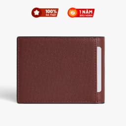 Thumbnail Ví nam Da Thật LAGOM Taiga Mini Bifold - phong cách tối giản 4