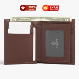 Thumbnail Ví Nam Da Thật LAGOM Tidy Wallet Dáng đứng 1