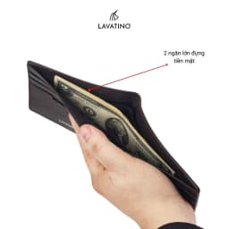 Thumbnail Ví nam mini da bò vân Swift cao cấp chính hãng Lavatino [Wallet Phoca - WB35] 4