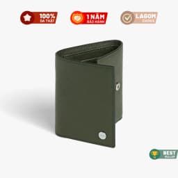 Thumbnail Ví nam nữ Da thật LAGOM - Season Trifold Wallet - gập ba 1