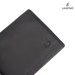 Thumbnail Ví ngắn nam da bò cao cấp khóa kéo hiện đại chính hãng Lavatino [Wallet Vasto - WB34] 2