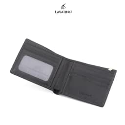 Thumbnail Ví ngắn nam da bò cao cấp khóa kéo hiện đại chính hãng Lavatino [Wallet Vasto - WB34] 3