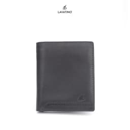 Thumbnail Ví ngắn nam da bò cao cấp khóa kéo hiện đại chính hãng Lavatino [Wallet Vasto - WB34] 4