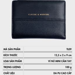 Thumbnail Ví Ngắn Nữ Mini Cầm Tay Chính Hãng TAILIAN Đựng Tiền Da Cao Cấp Cực Đẹp Giá Rẻ TL09 - Tukado 2