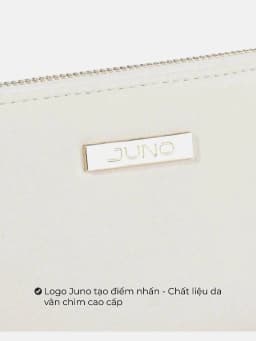 Thumbnail Ví Nữ Cầm Tay Thời Trang JUNO Hoạ Tiết Vân Chìm Thời Trang VI052 2