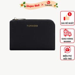Thumbnail Ví Nữ Cầm Tay TUKADO Nhiều Ngăn Đựng Tiền Tiện Dụng Chất Da Xước Cao Cấp Siêu Bền Đẹp TK04 -TUKADO 1