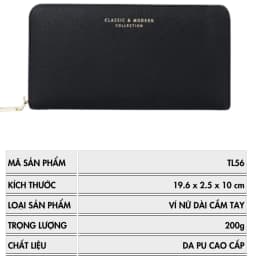 Thumbnail Ví Nữ Dài Cầm Tay TAILIAN Đựng Tiền Điện Thoại Nhiều Ngăn Tiện Dụng Da Cao Cấp Cực Đẹp TL56 - Tukado 2