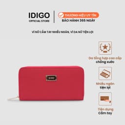 Thumbnail Ví Nữ Dài Cầm Tay Thời Trang Cao Cấp IDIGO FW2-302-00, Ví Dài Nữ Da PU Công Sở Sang Trọng, Đa Năng 1