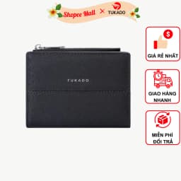 Thumbnail Ví Nữ Mini Cầm Tay 2 Ngăn TUKADO Full Box Đựng Tiền Tiện Dụng Chất Da Xước Siêu Đẹp TK10 - TUKADO 1