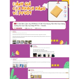 Thumbnail Ví Nữ Mini Cầm Tay PERFECT FOR YOU Đựng Tiền Nhỏ Gọn Dáng Vuông Da Cao Cấp Cực Đẹp PFY01 - Tukado 2