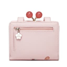 Thumbnail Ví nữ mini cute Just Star đẹp dễ thương ngắn dài thỏ cherry hồng nhiều ngăn đựng tiền thẻ ViAnh Store 070355 070354 4