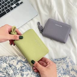 Thumbnail Ví nữ ngọt ngào thời trang Dễ thương Khóa hai chiều Đa chức năng Hộp đựng thẻ Ví đựng tiền mặt 4
