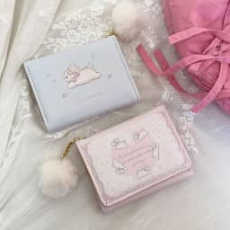 Thumbnail Ví nữ ngọt ngào thời trang Móc khóa dễ thương Hộp đựng thẻ đa chức năng Ví đựng tiền mặt 4