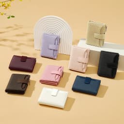Thumbnail Ví nữ phong cách ngắn đơn giản Hộp đựng thẻ đa năng Dung tích lớn Ví khóa tiện lợi 1