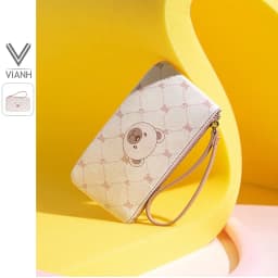 Thumbnail Ví xinh tối giản cầm tay mini nữ Just Star đẹp dễ thương in gấu ViAnh Store 070719 1