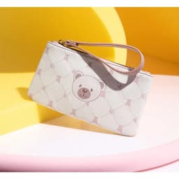 Thumbnail Ví xinh tối giản cầm tay mini nữ Just Star đẹp dễ thương in gấu ViAnh Store 070719 2