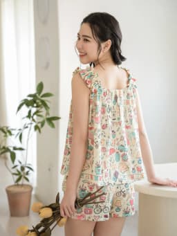 Thumbnail VIBES Đồ bộ 2 dây Lụa Gấm cao cấp Sweetie Straps Set 2